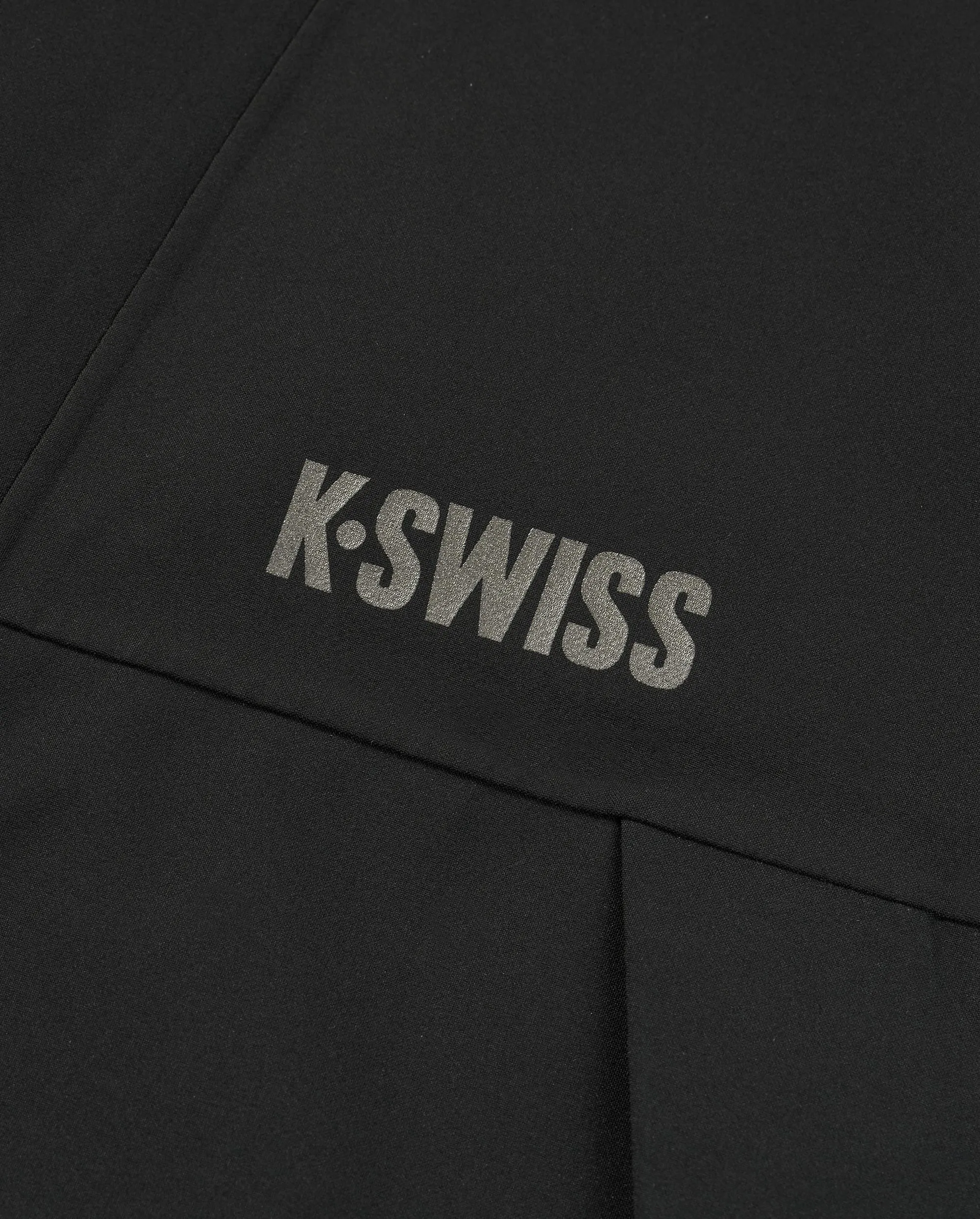 1011485-008 | MEN'S K-SWISS LOGO WATER-REPELLENT HOODED JACKET | BLACK