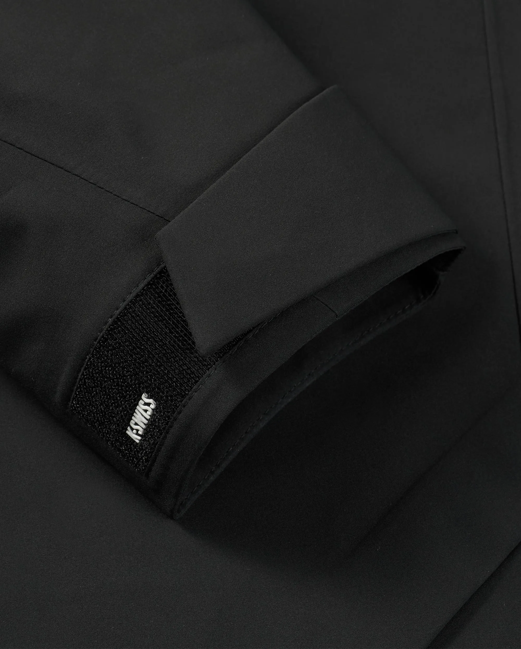 1011485-008 | MEN'S K-SWISS LOGO WATER-REPELLENT HOODED JACKET | BLACK