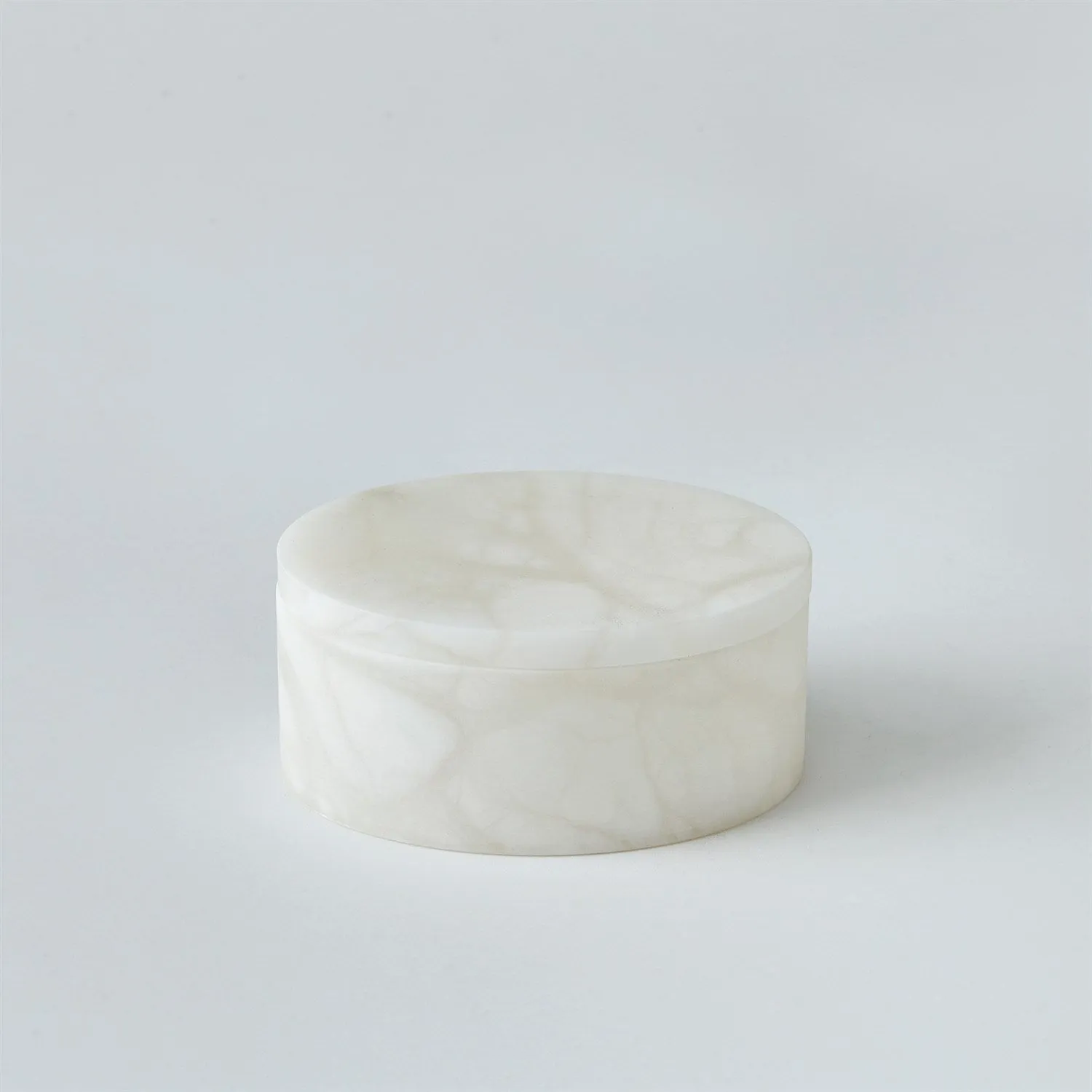 Alabaster Oval Tissue Box