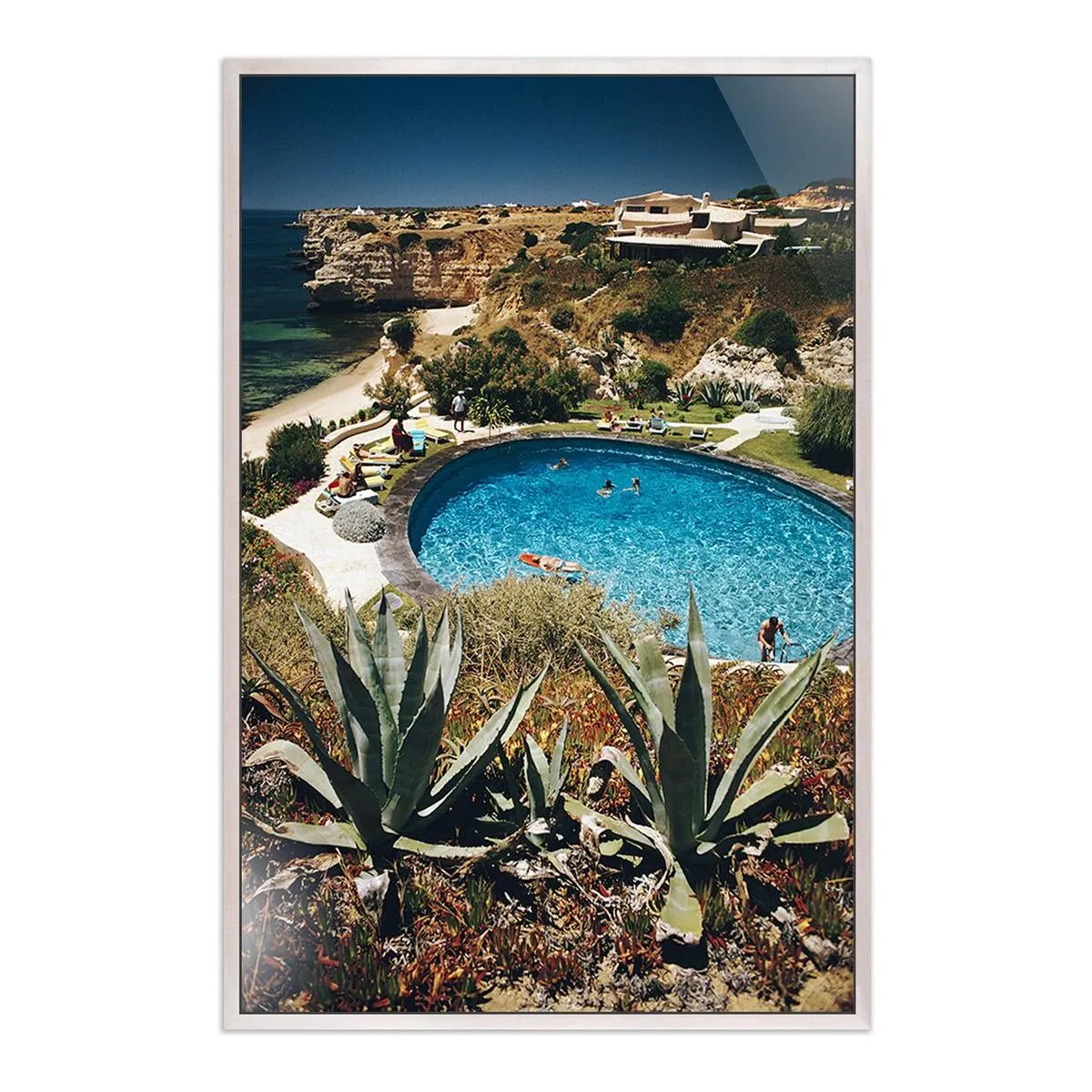 Algarve Hotel Pool By Slim Aarons - 48"X72"