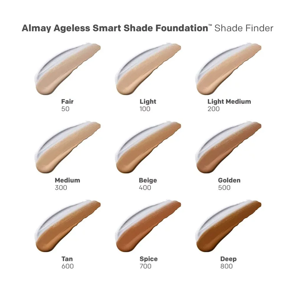Almay Smart Shade Ageless Foundation 200 Light Medium 30ml