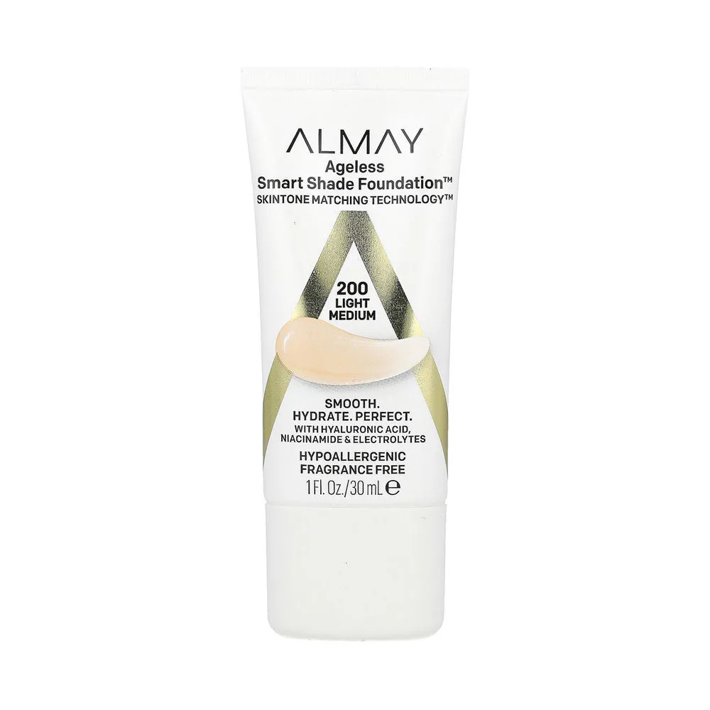 Almay Smart Shade Ageless Foundation 200 Light Medium 30ml