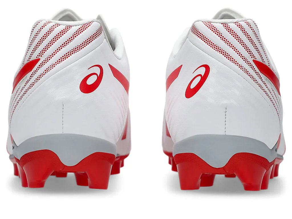 ASICS KID'S LETHAL FLASH IT 3 GS WHITE/RED FOOTBALL BOOTS