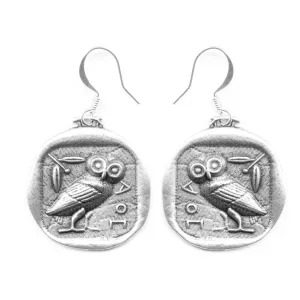 Athena’s Owl Earrings
