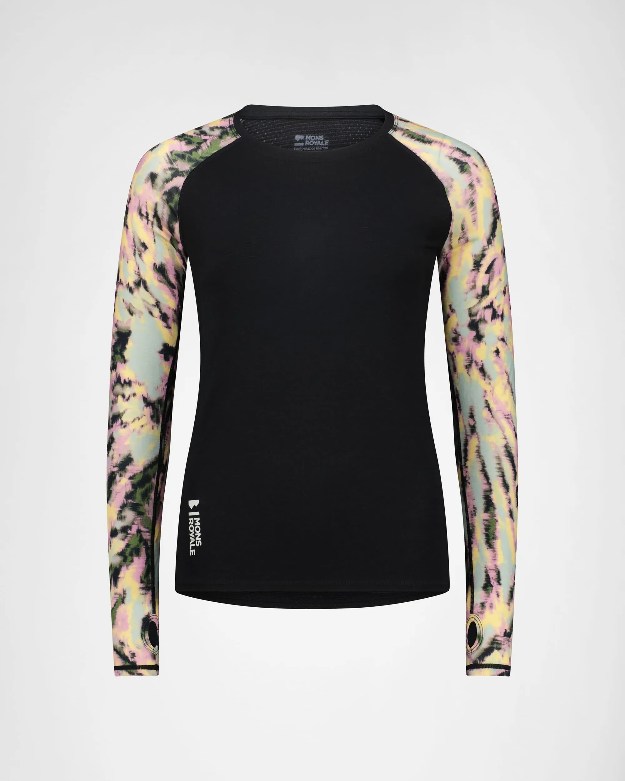 Bella Merino Long Sleeve - Rad Things / Black