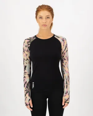 Bella Merino Long Sleeve - Rad Things / Black