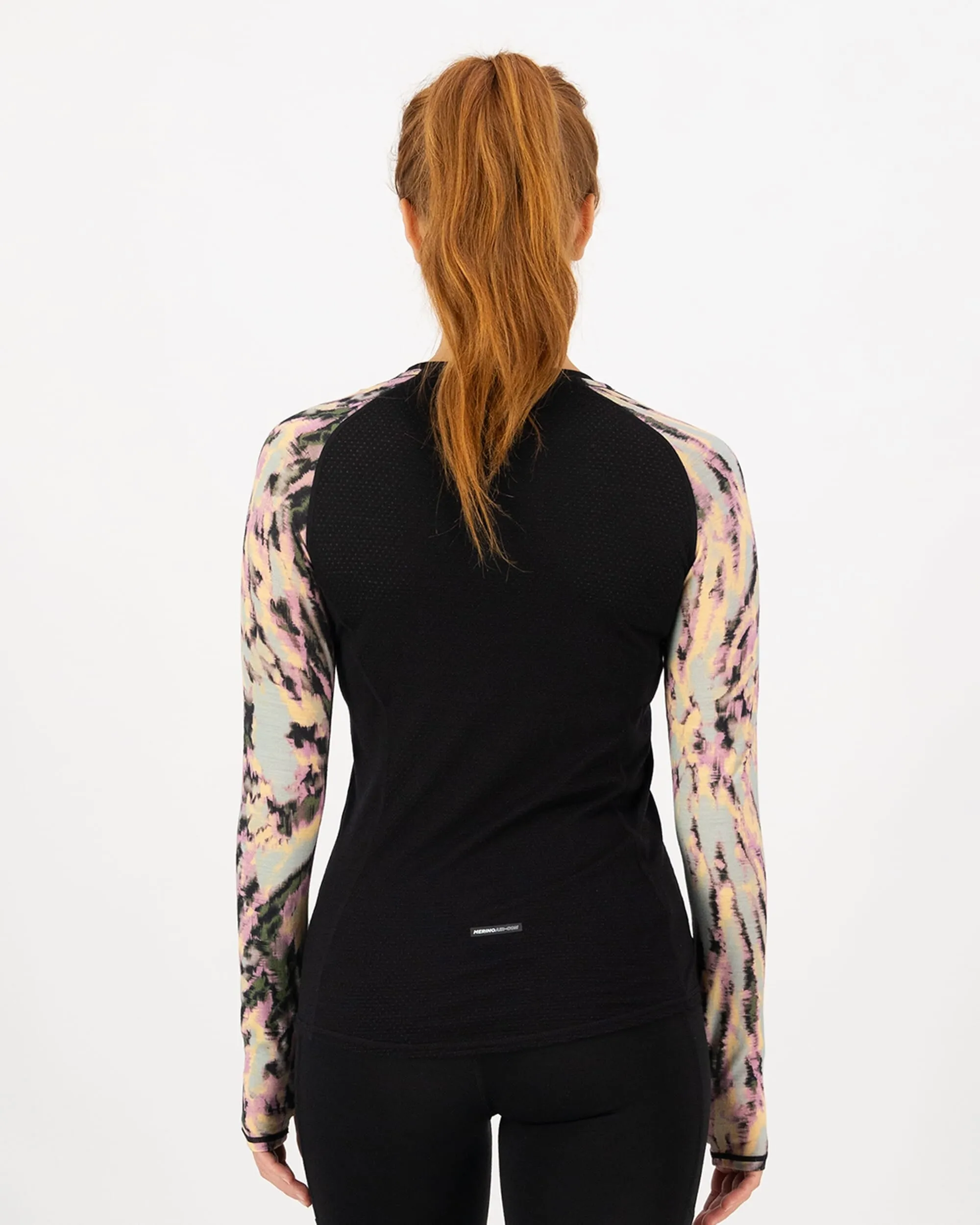 Bella Merino Long Sleeve - Rad Things / Black