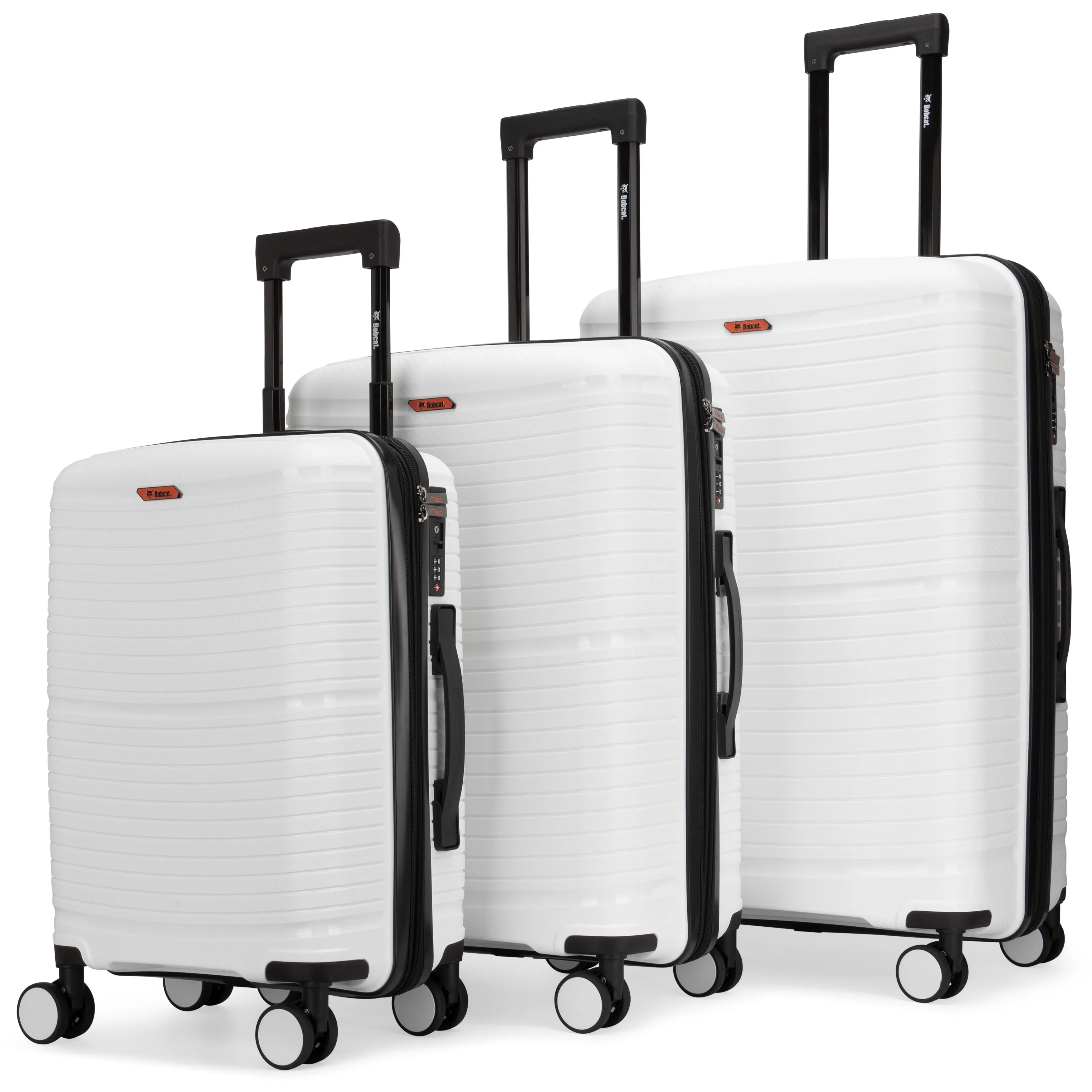 Bobcat Trencher 3-Piece Expandable Hardside Spinner Luggage Set