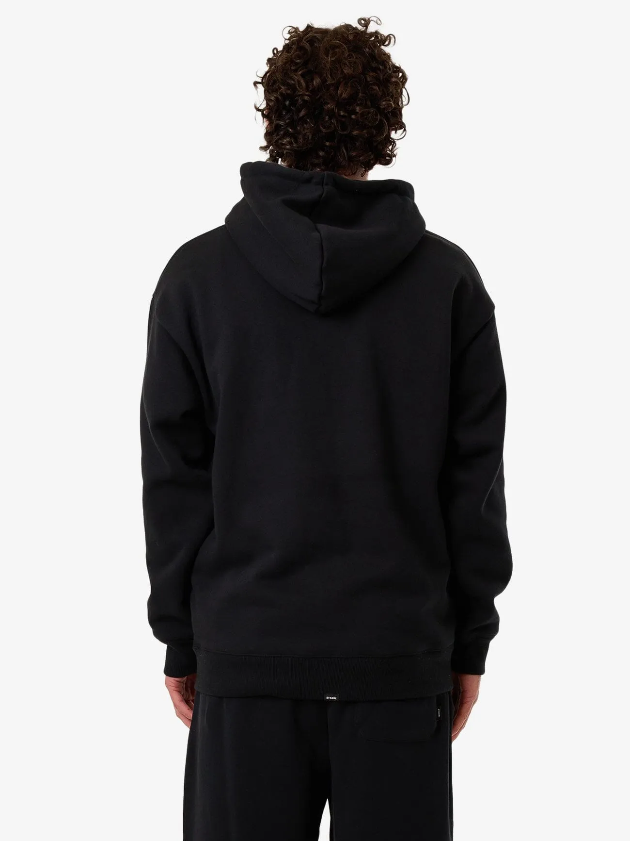 Born To Fly Zip Hood Fleece - Washed Black