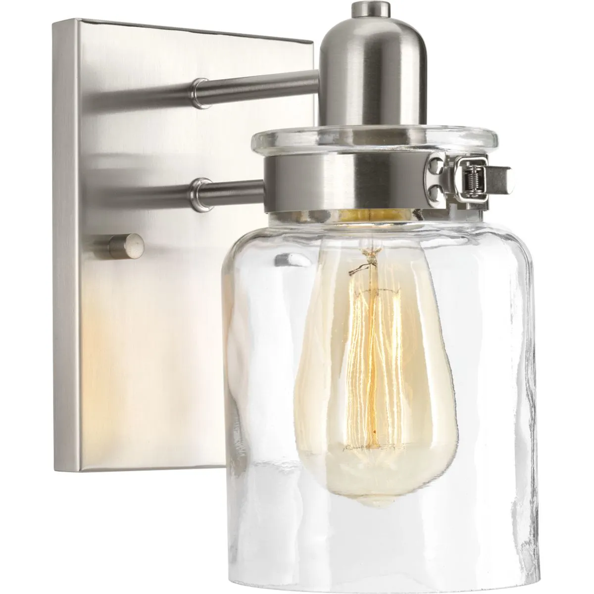Calhoun Collection One-Light Clear Glass Bath Vanity Light