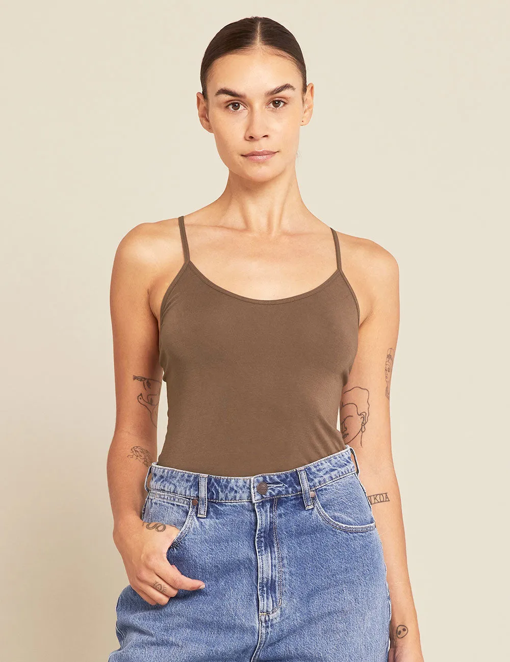 Cami Top - Clove