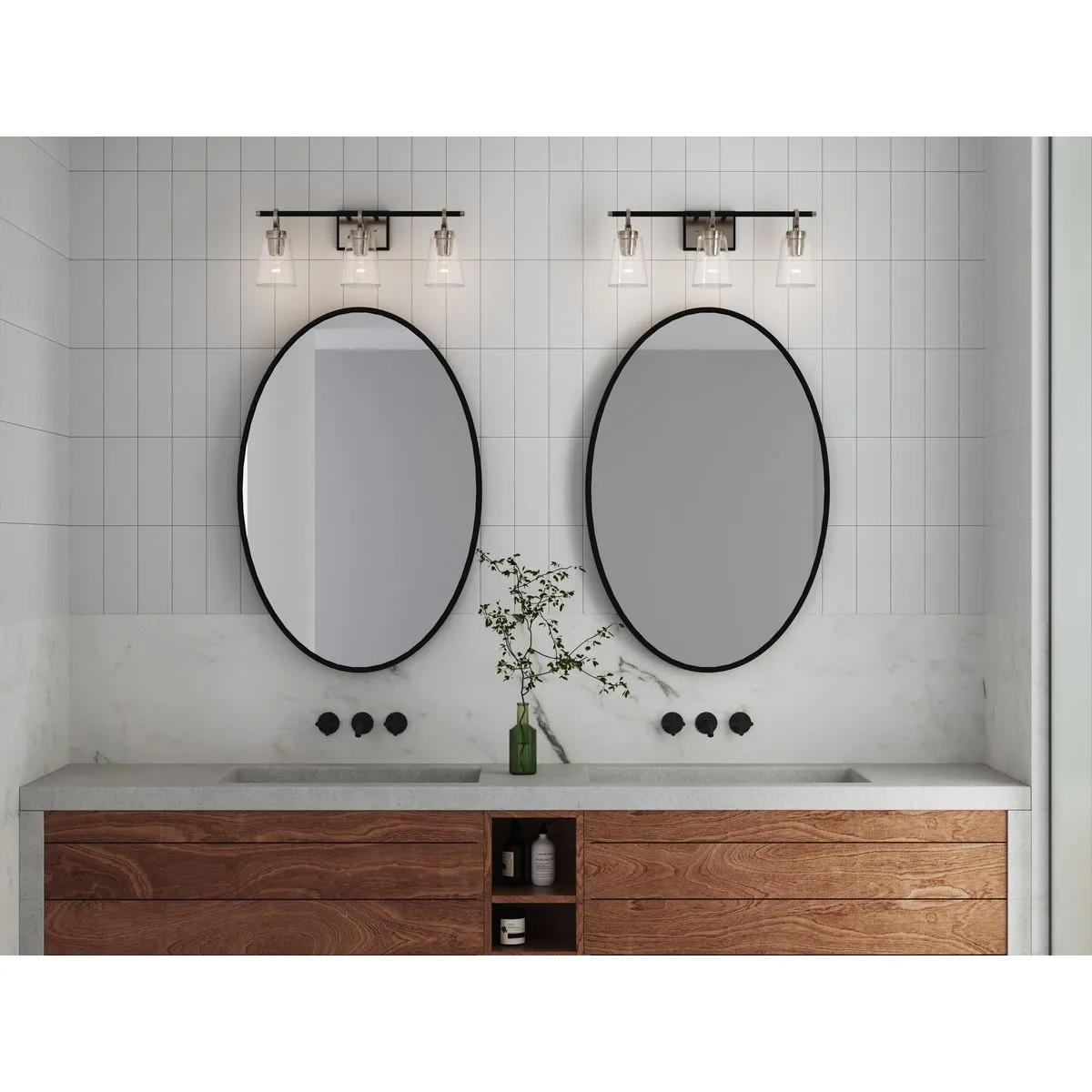 Cassell Collection Three-Light Bath & Vanity Light