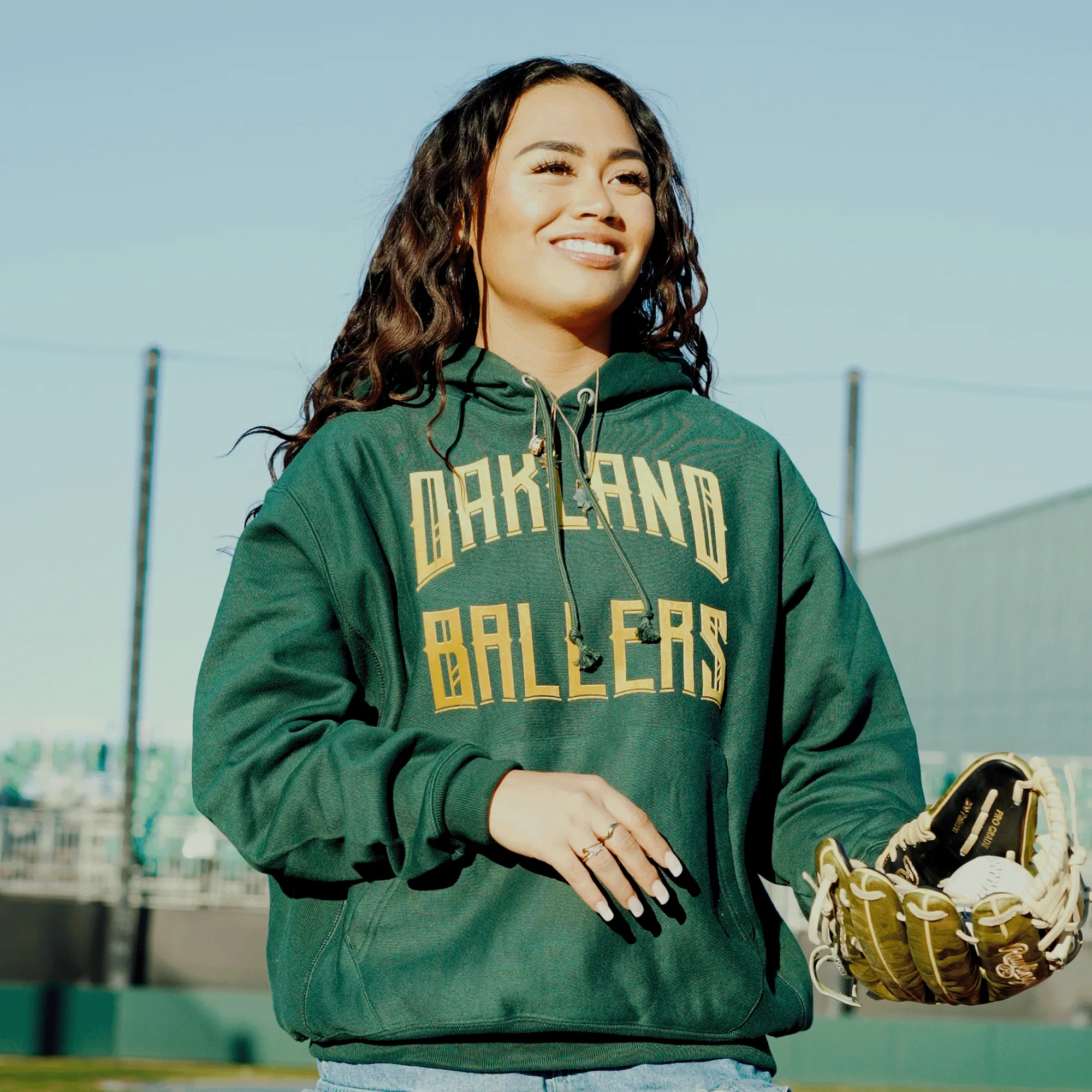 Champion X Oakland Ballers Wordmark Hoodie