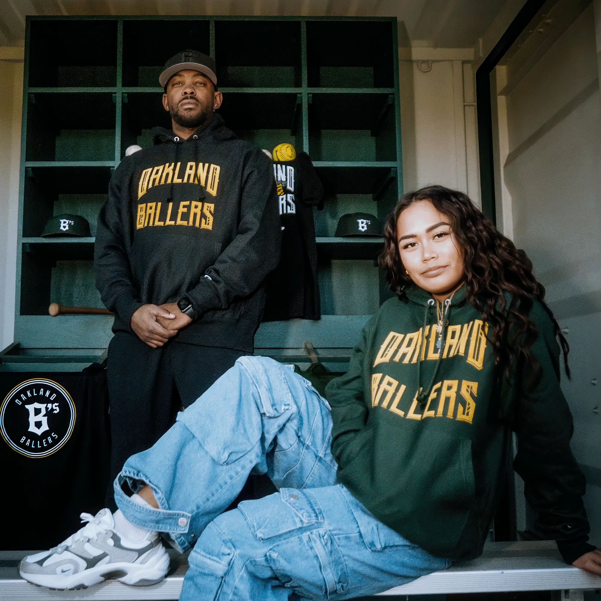 Champion X Oakland Ballers Wordmark Hoodie