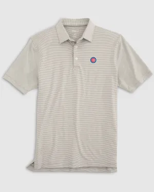 Chicago Cubs Lyndonn Striped Jersey Performance Polo
