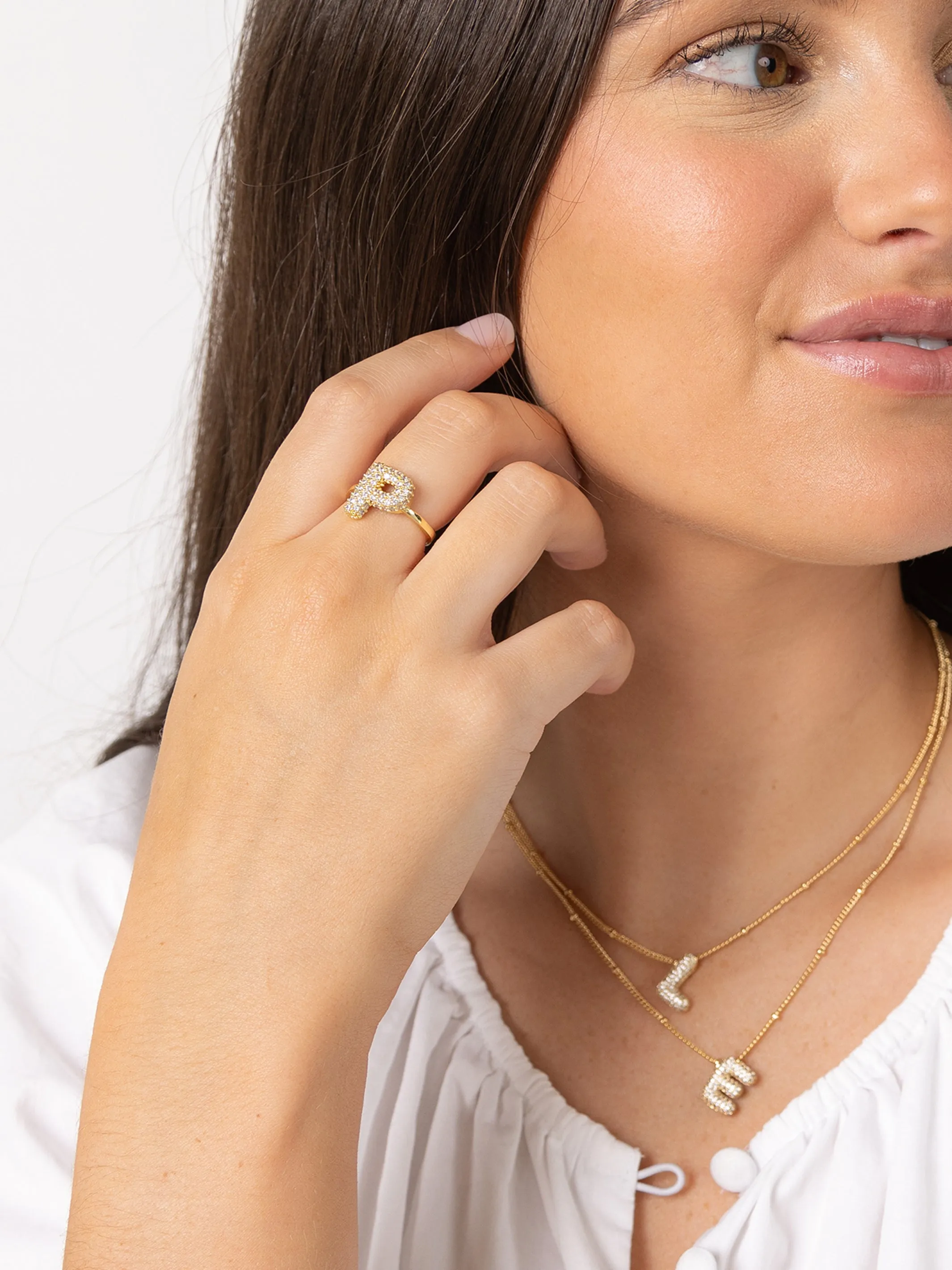 Chloe Luxe Initial Ring