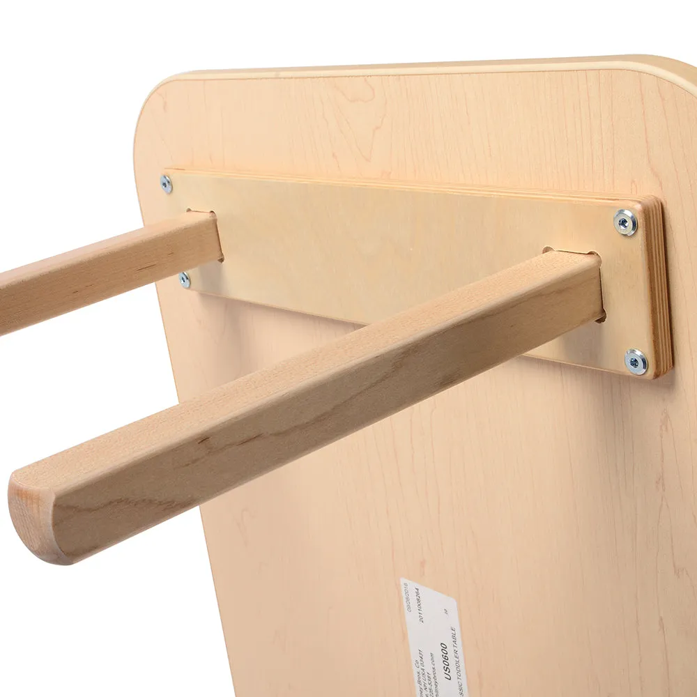 Classic Hardwood Toddler Table | Durable, Scratch-Resistant Activity Table