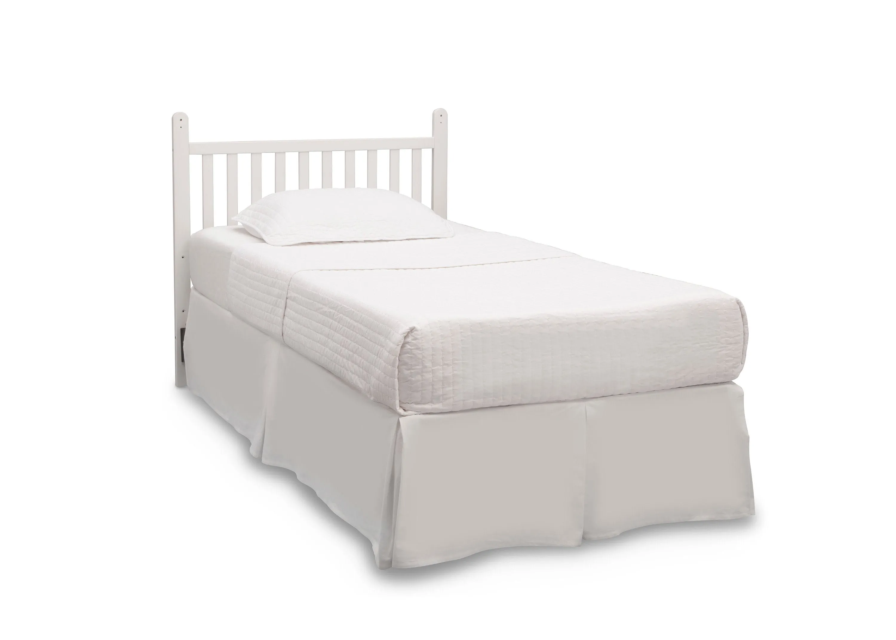 Classic Mini Crib with 2.75-inch Mattress - Convertible to Twin Bed
