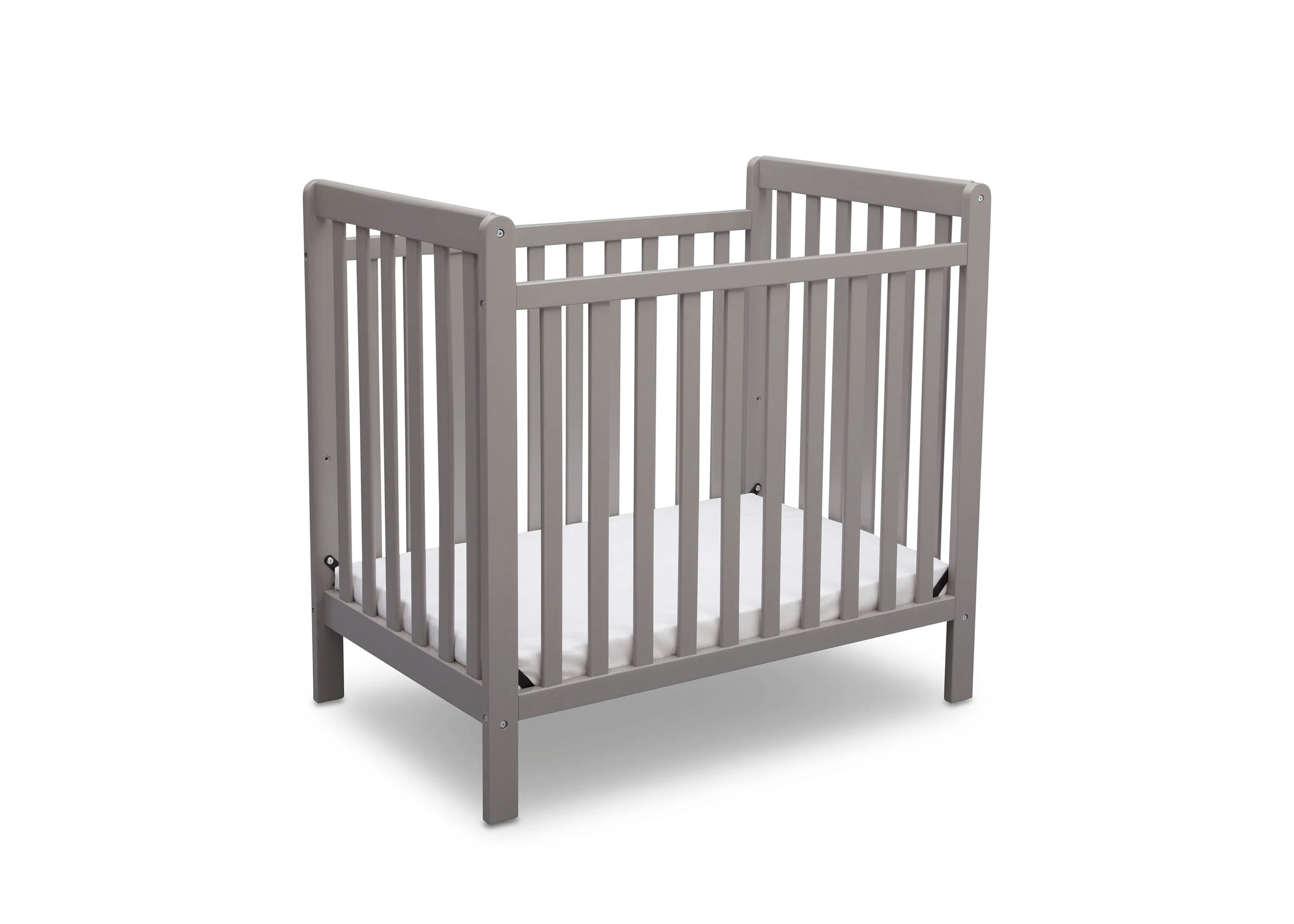 Classic Mini Crib with 2.75-inch Mattress - Convertible to Twin Bed