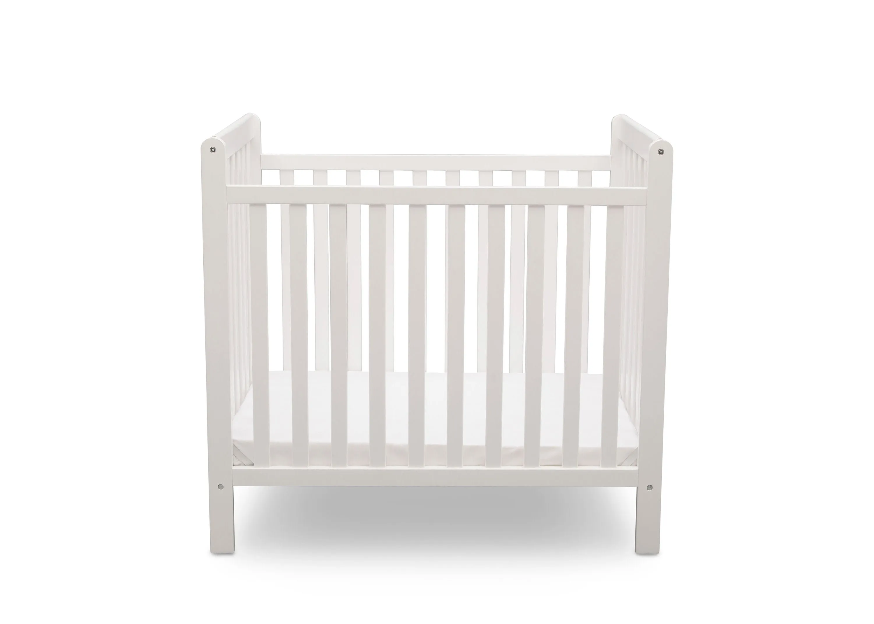 Classic Mini Crib with 2.75-inch Mattress - Convertible to Twin Bed