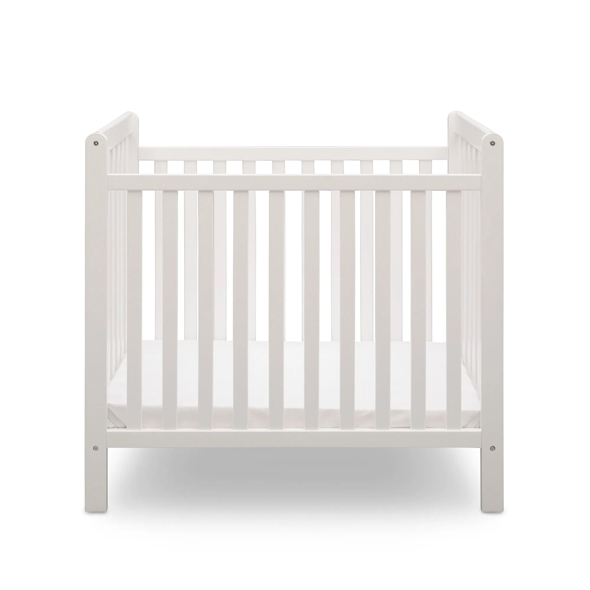 Classic Mini Crib with 2.75-inch Mattress - Convertible to Twin Bed