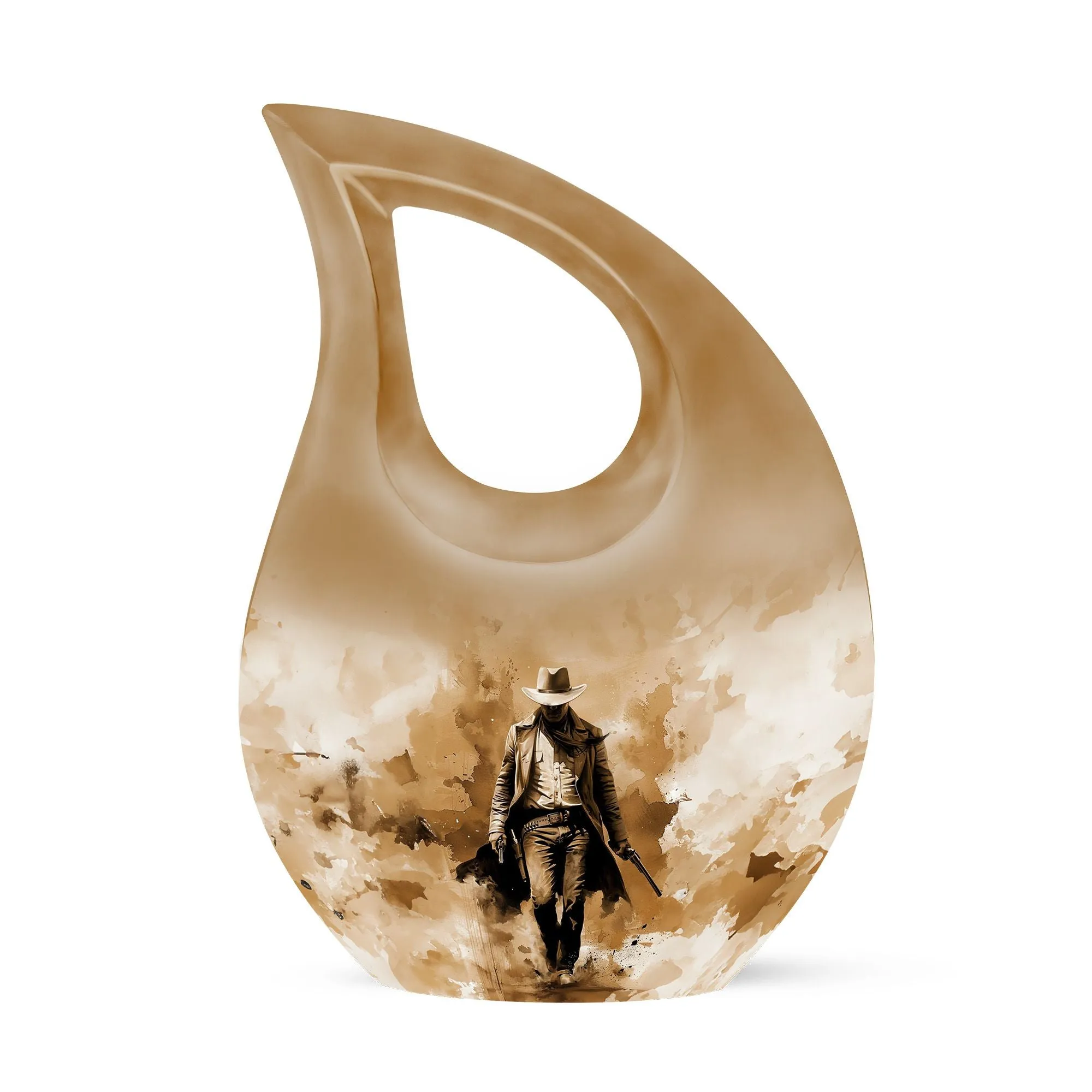 Cowboy Urn, The Peaceful Rest Memorial for Cremated Remains