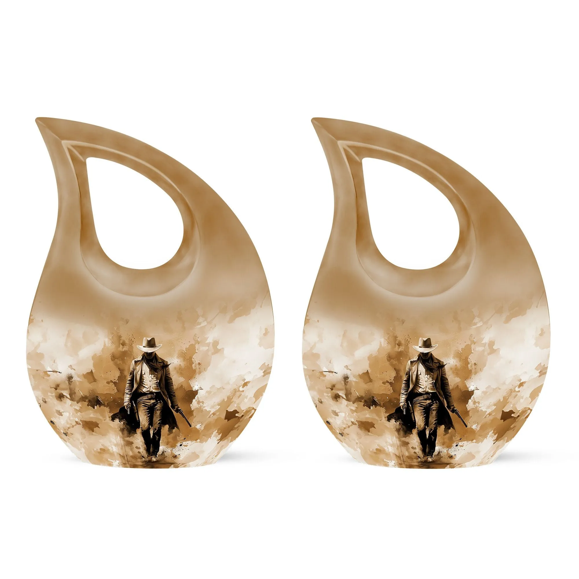 Cowboy Urn, The Peaceful Rest Memorial for Cremated Remains