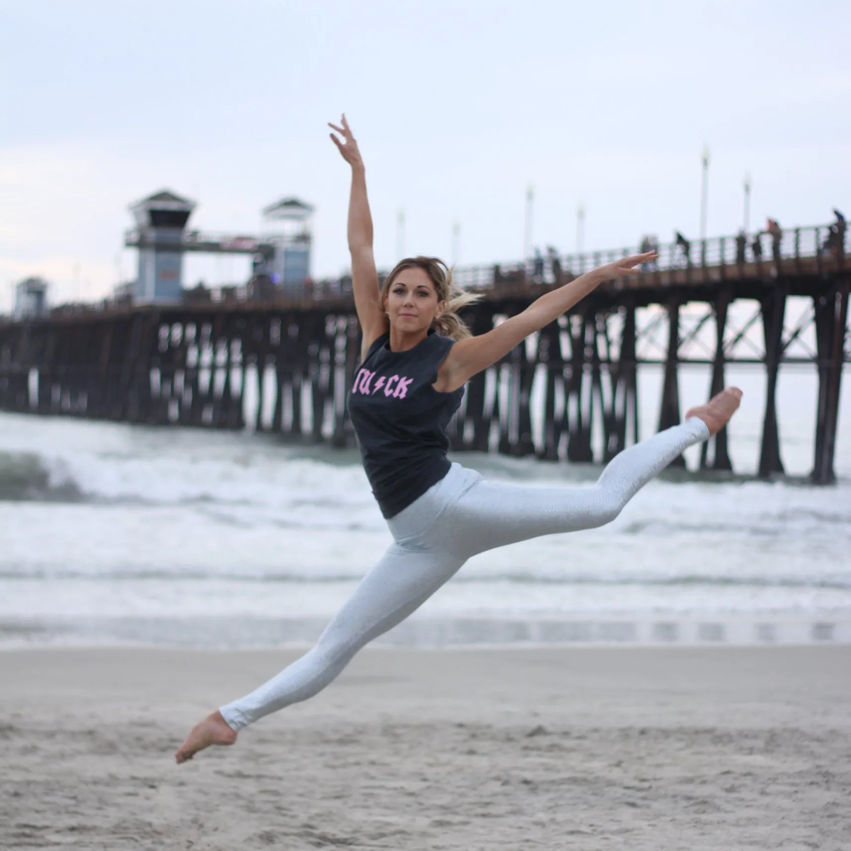 Crystal Mermaid Legging - Sneaker Length
