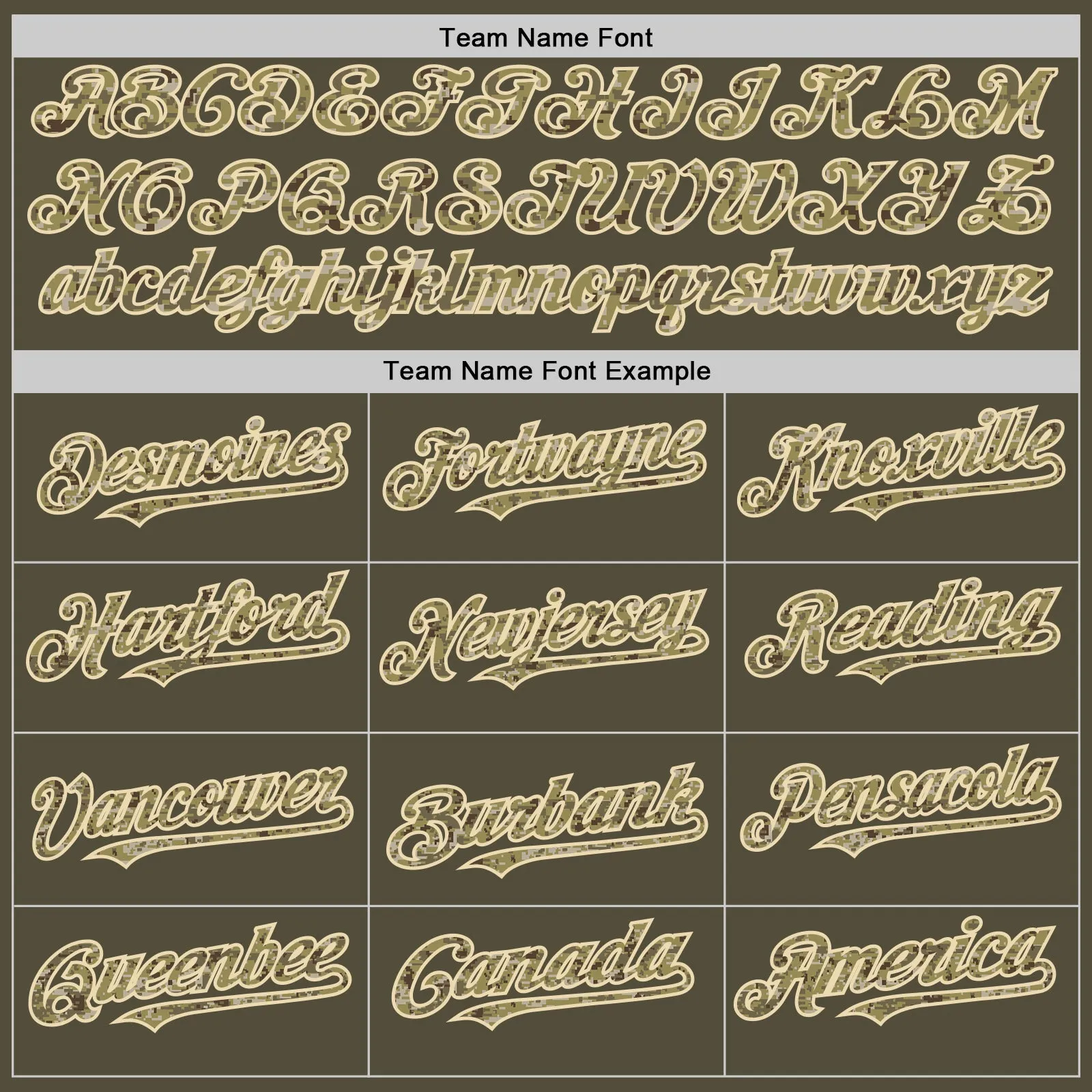 Custom Olive Camo-Cream Mesh Authentic Throwback Salute To Service Baseball Jersey