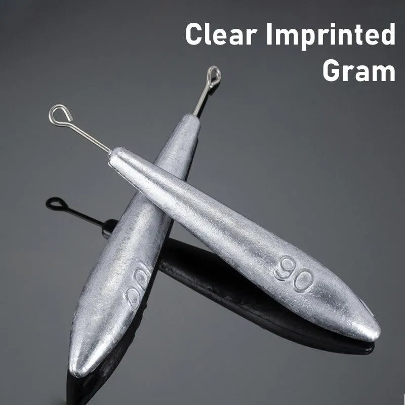 Dr.Fish Streamlined Shape Lead Weights 90g,100g,110g