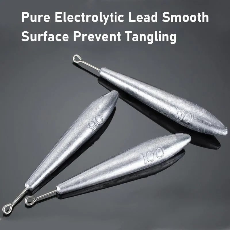 Dr.Fish Streamlined Shape Lead Weights 90g,100g,110g