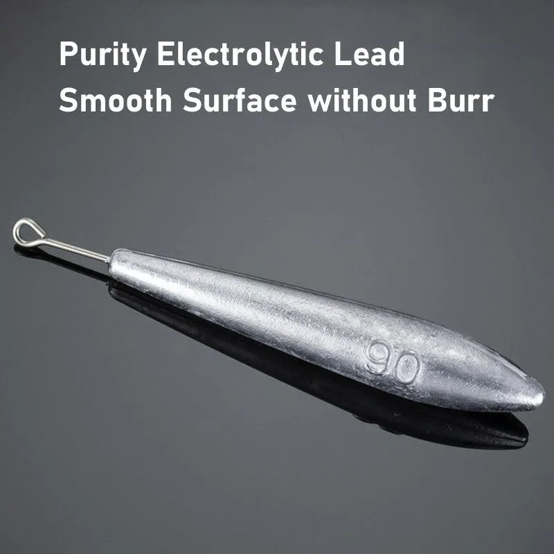 Dr.Fish Streamlined Shape Lead Weights 90g,100g,110g