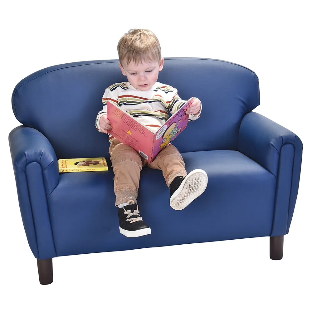 Eco-Friendly Blue Couch | Durable, Easy-to-Clean Upholstery