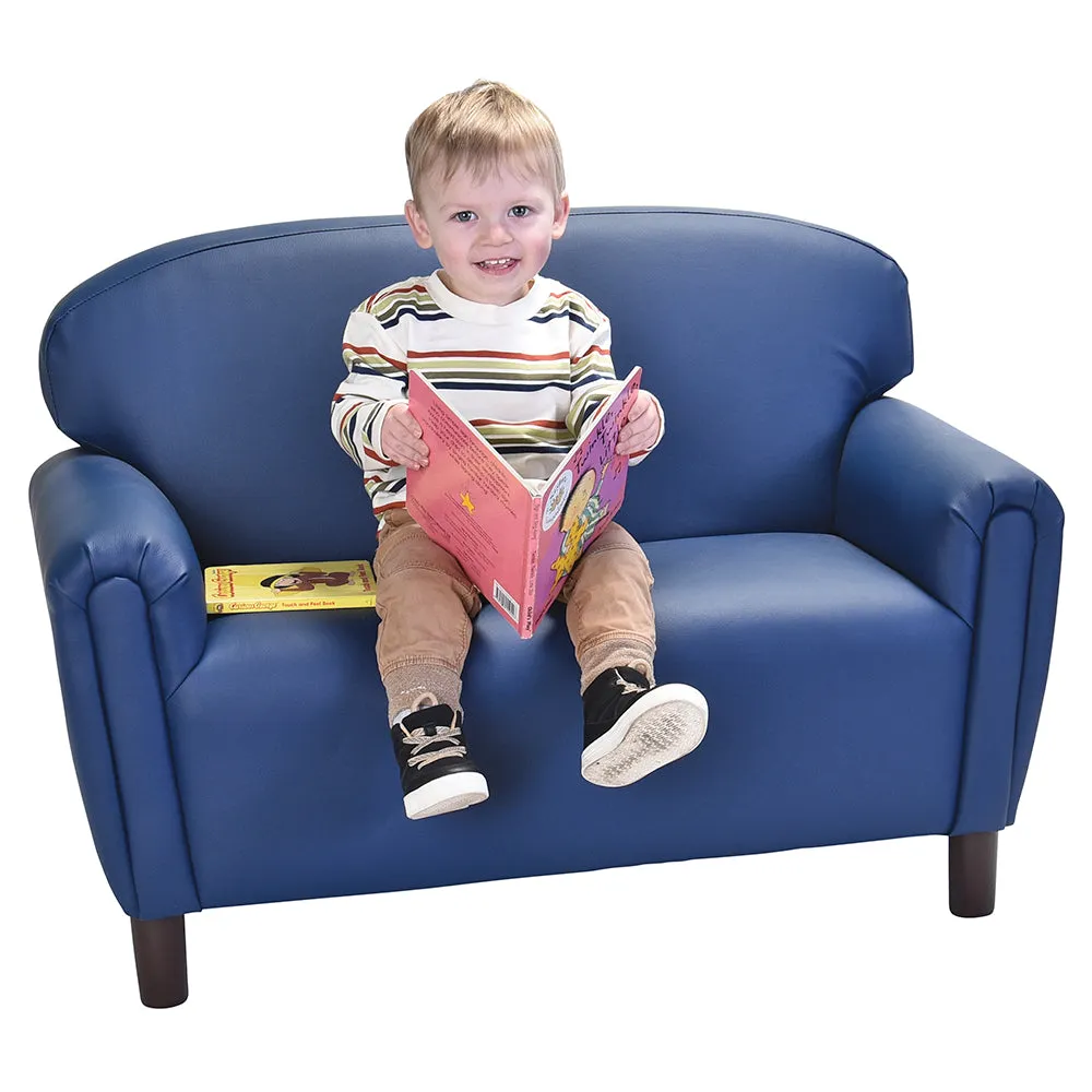 Eco-Friendly Blue Couch | Durable, Easy-to-Clean Upholstery
