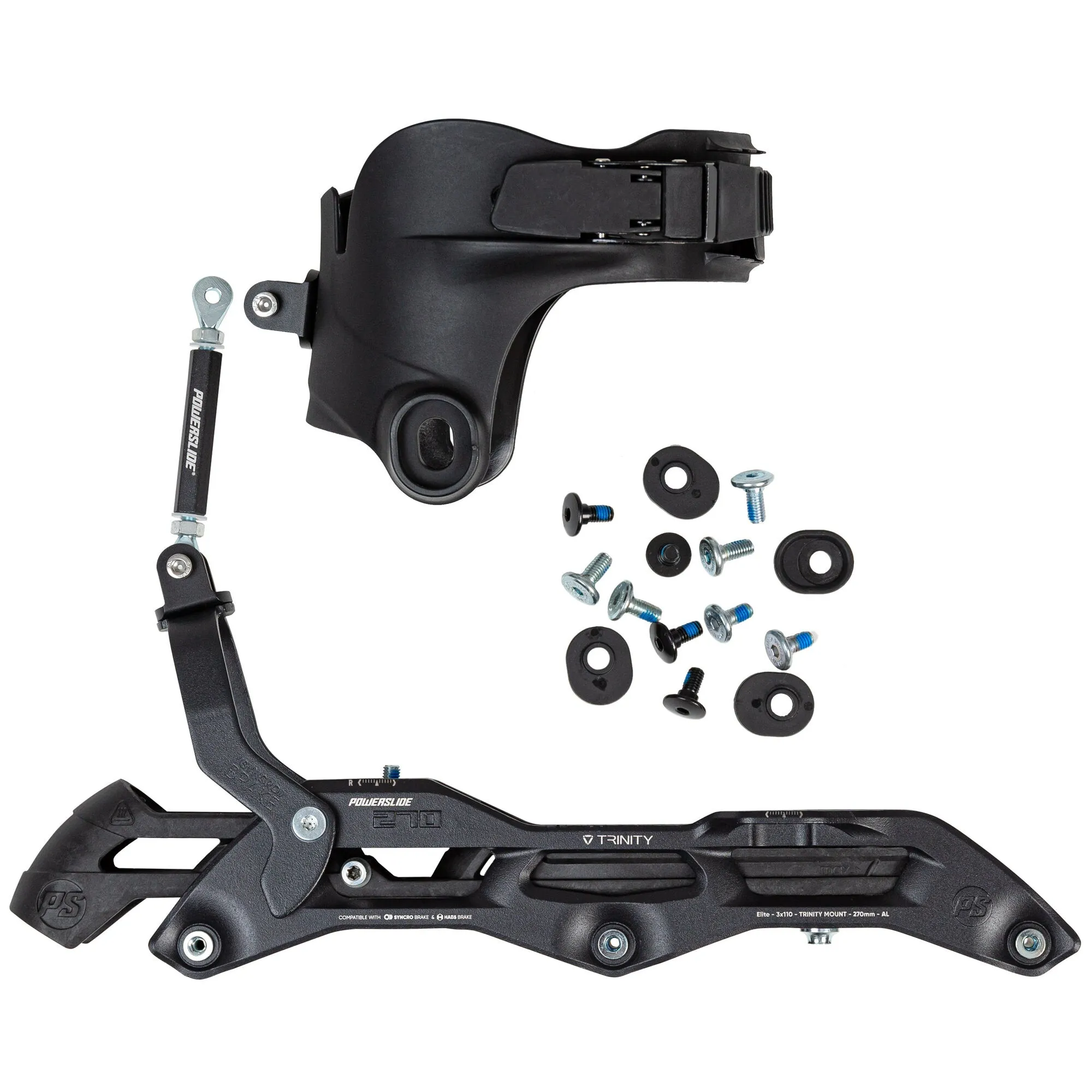 Elite cast Syncro complete 110 incl. Cuff - 270 Black. TRI