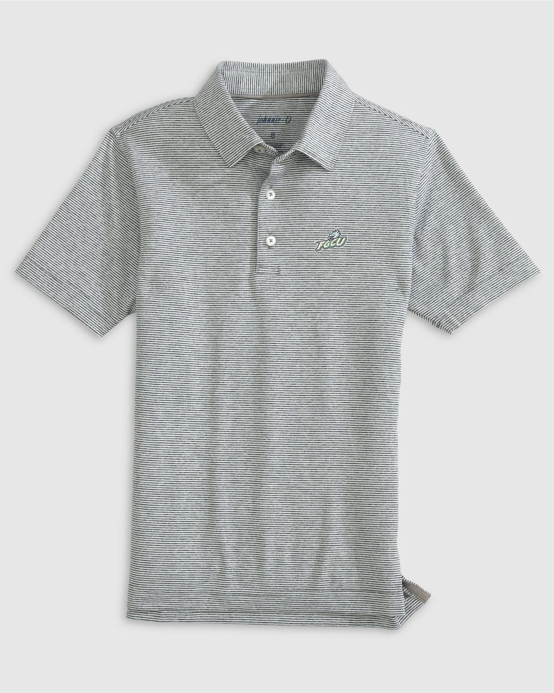 Florida Gulf Coast Lyndonn Jr. Striped Jersey Performance Polo