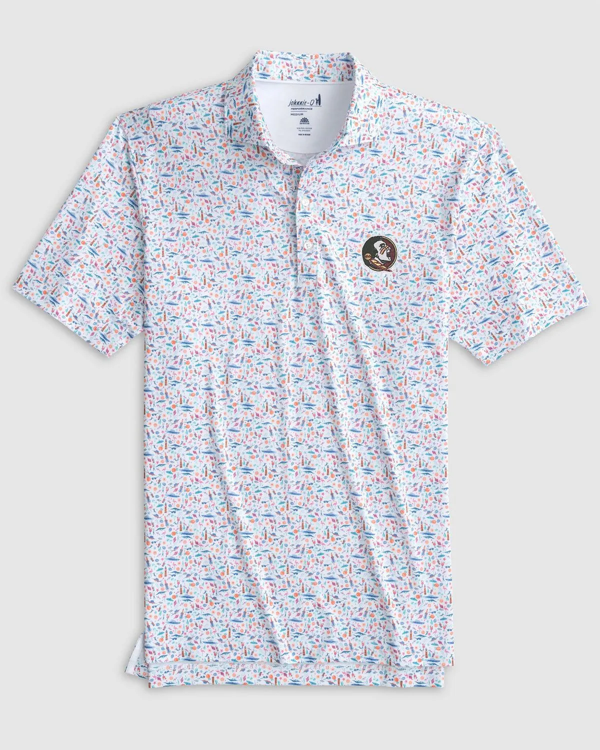 Florida State Sunshine State Printed Jersey Performance Polo