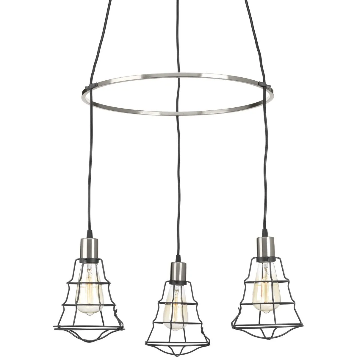 Gauge Collection Three-Light Chandelier