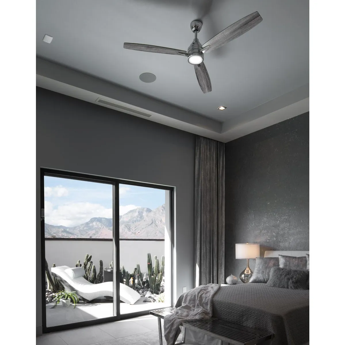 Gaze Collection 60" LED Three-Blade Ceiling Fan