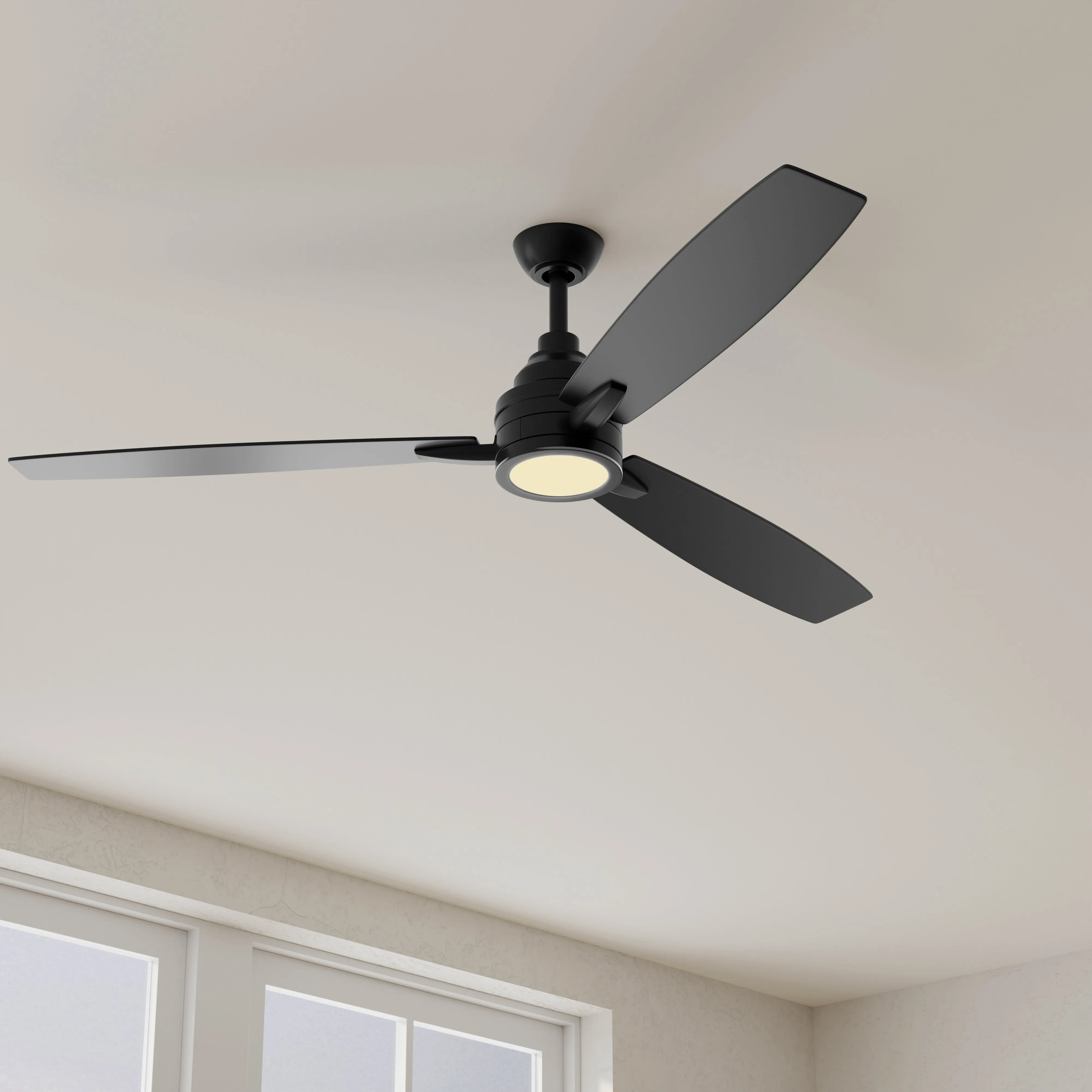 Gaze Collection 60" LED Three-Blade Ceiling Fan