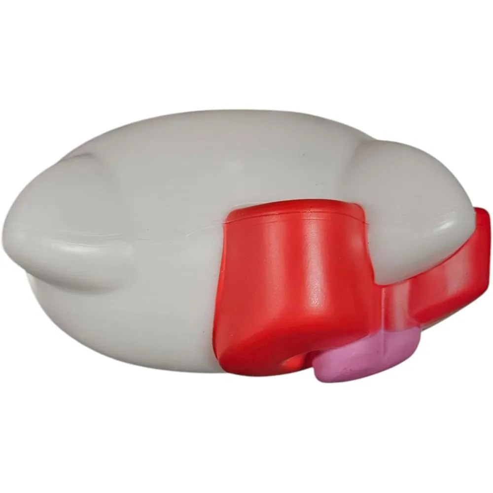 Gemmy SIL-34342 Hello Kitty Valentines Day White Blow Mold Tabletop Decor with Heart, 12 inches