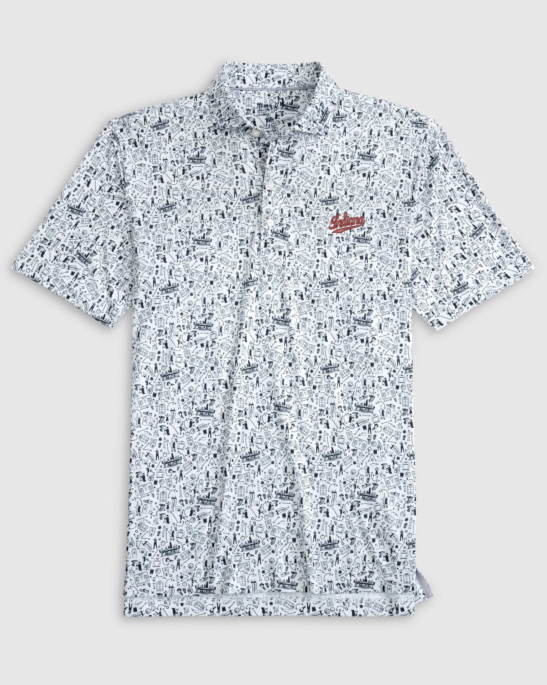 Indiana Hoop There It Is Performance Jersey Polo