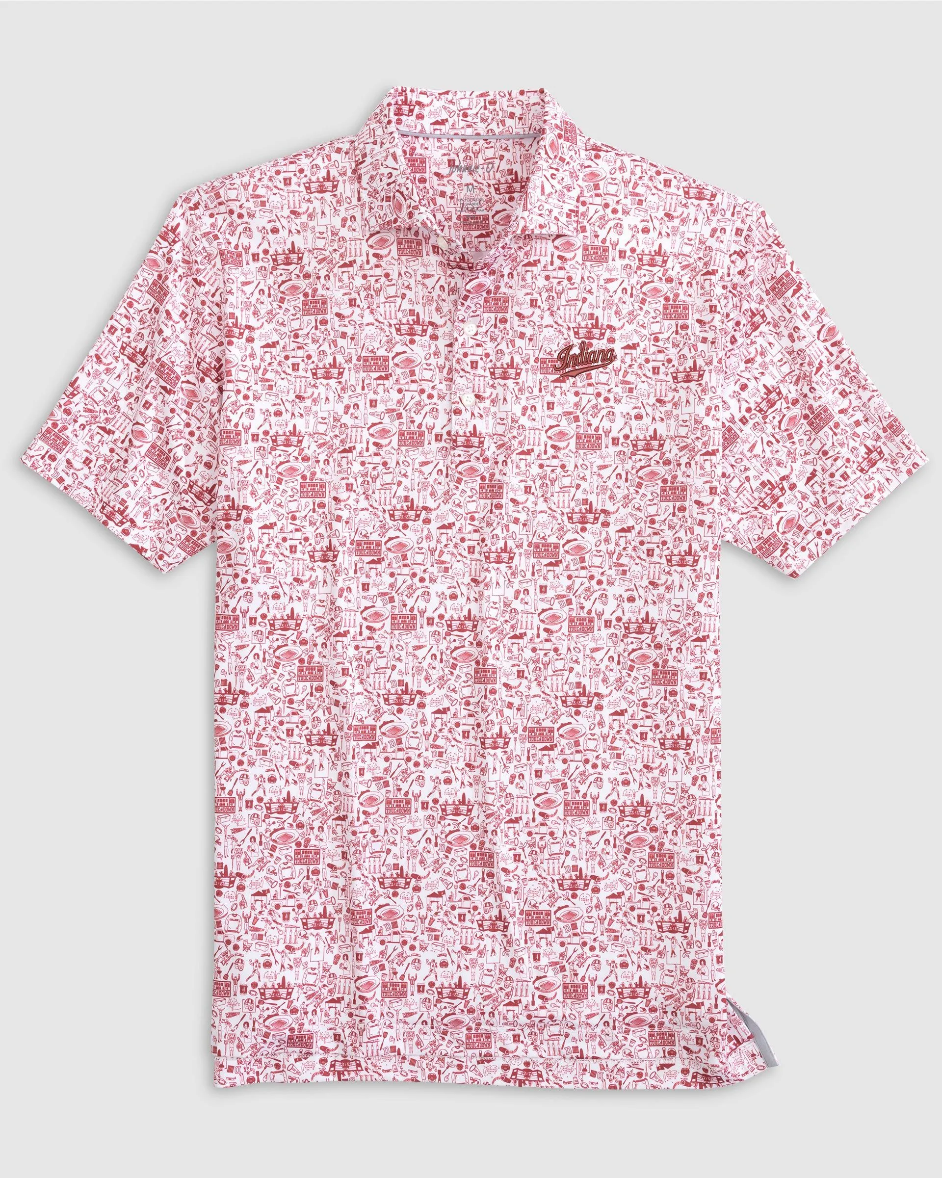 Indiana Tailgater 2.0 Jr. Printed Jersey Performance Polo