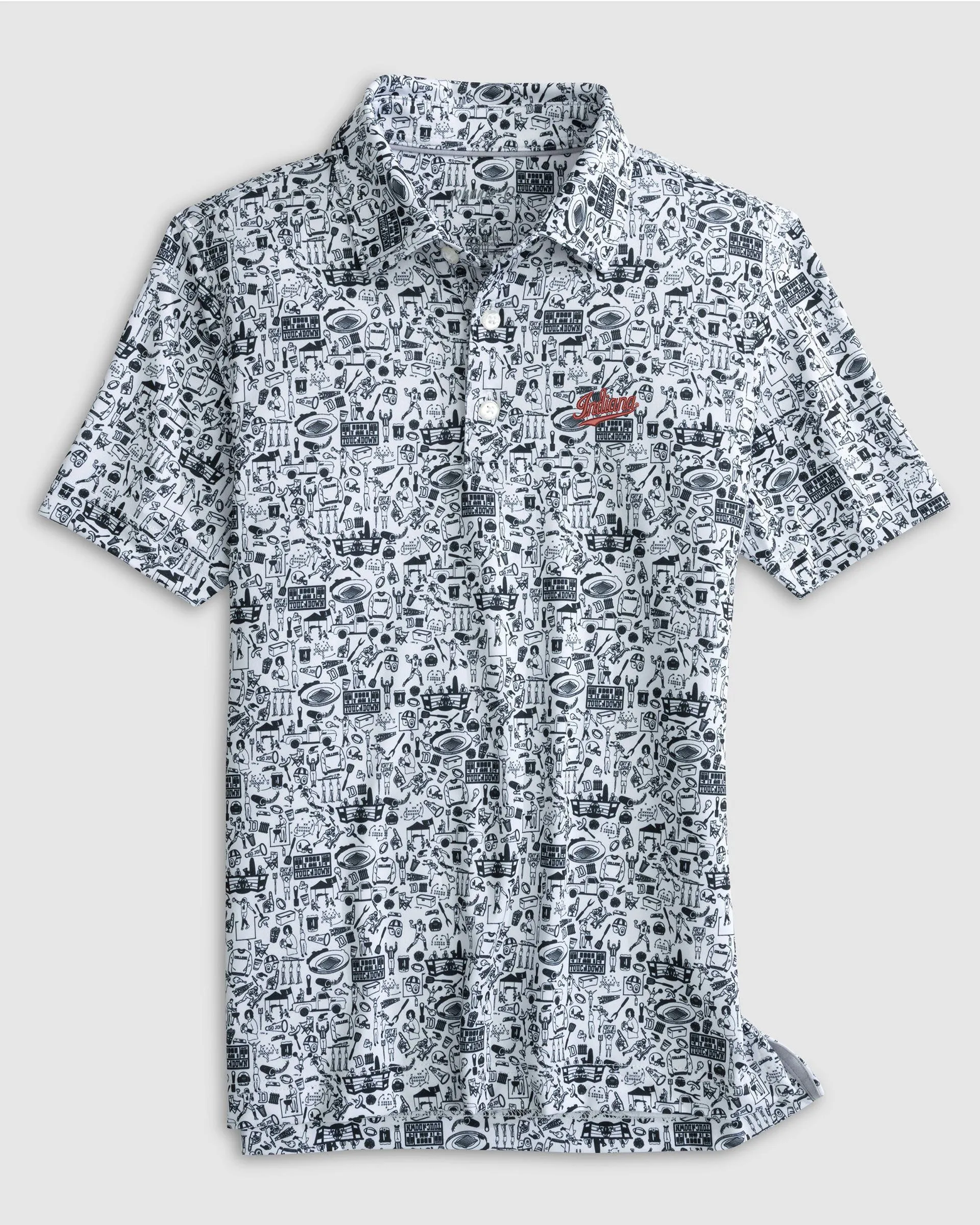 Indiana Tailgater 2.0 Jr. Printed Jersey Performance Polo