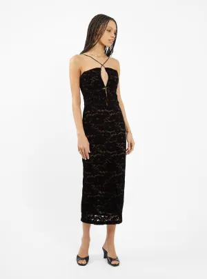 Indra Dress Black