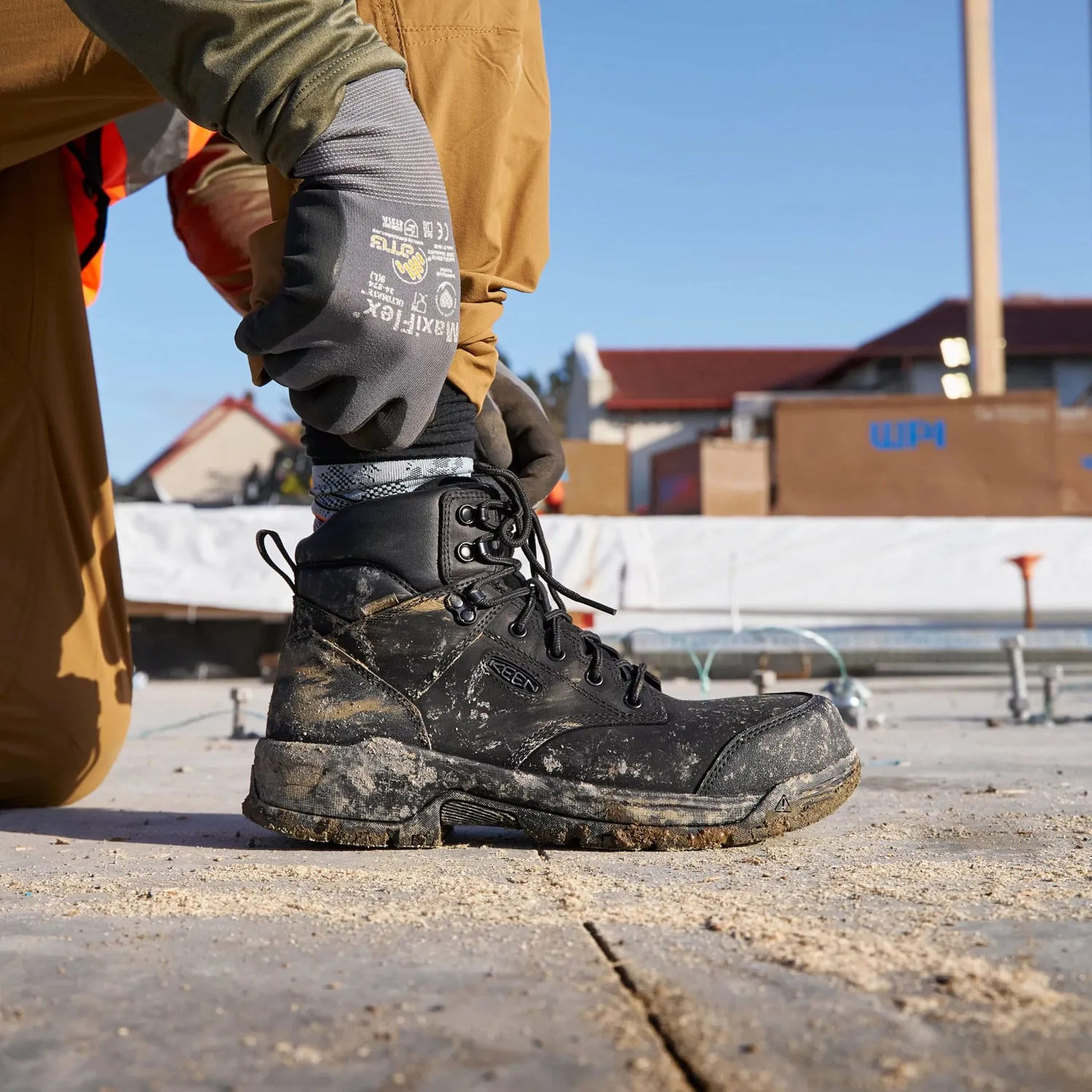 KEEN Utility Men's Evanston 6" Waterproof Comp Toe Work Boot