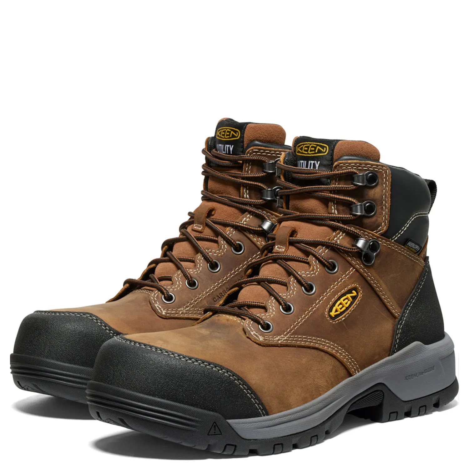 KEEN Utility Men's Evanston 6" Waterproof EH Comp Toe Work Boot