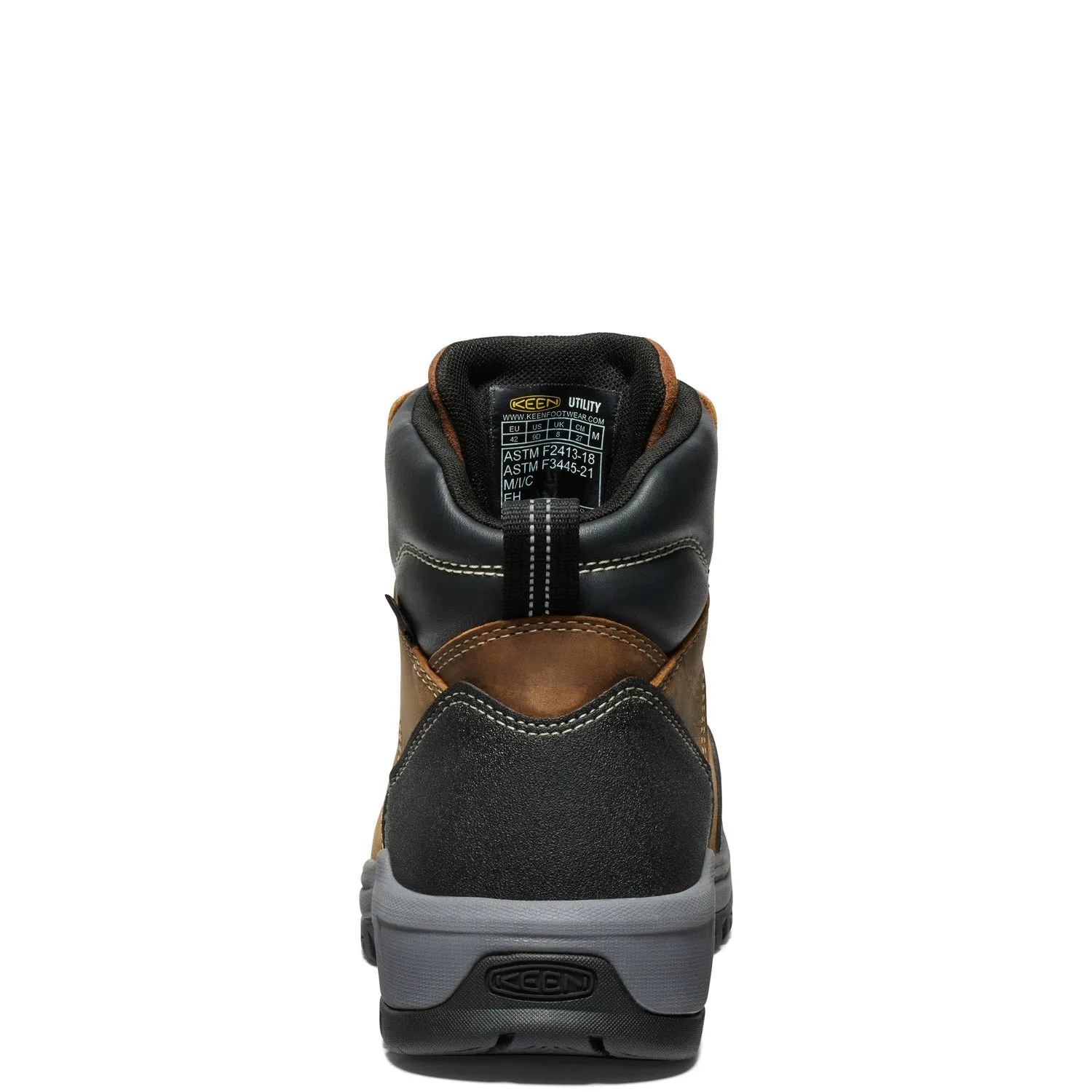 KEEN Utility Men's Evanston 6" Waterproof EH Comp Toe Work Boot