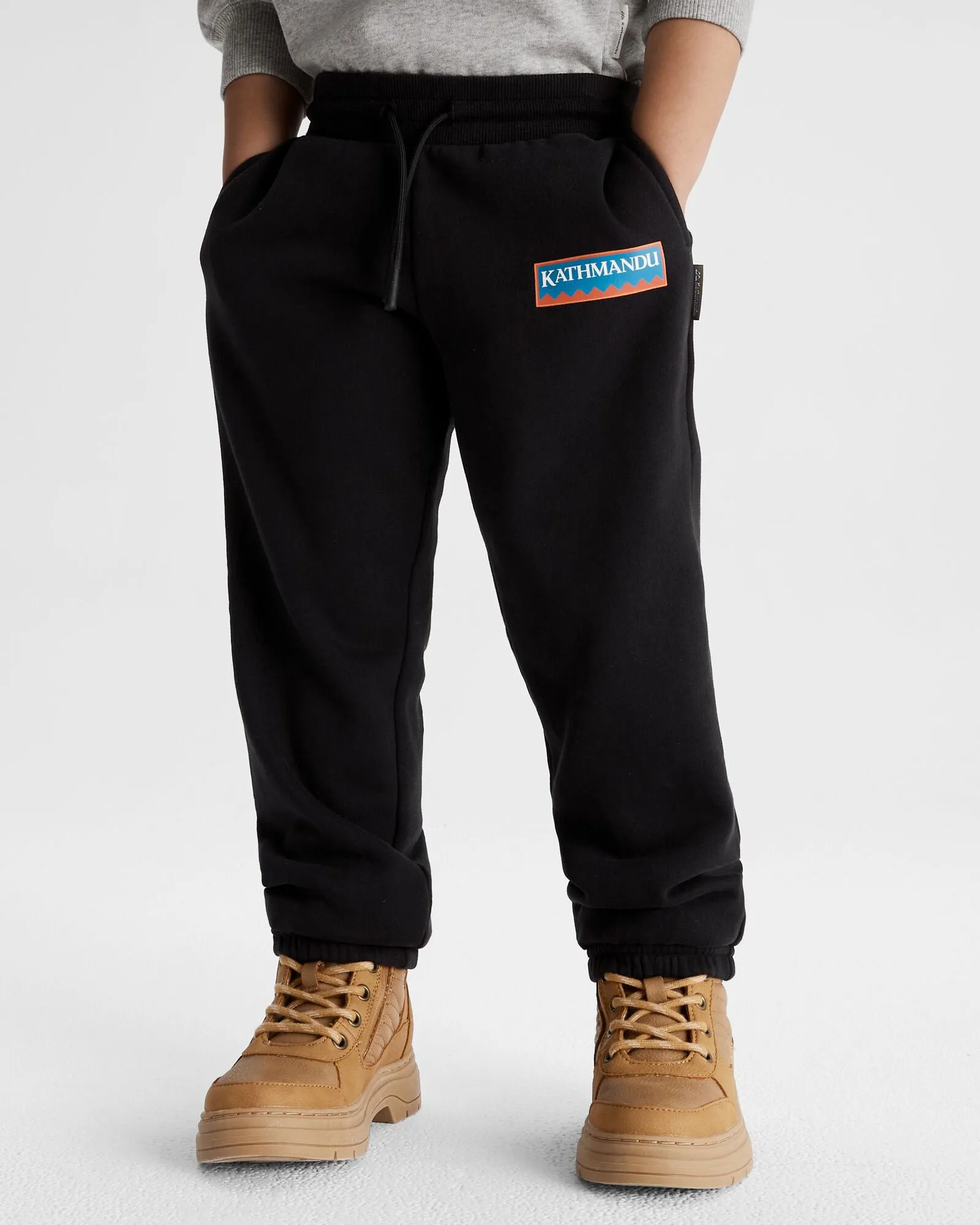 Kids' Heritage Logo LT BB Jogger - Black Stingray