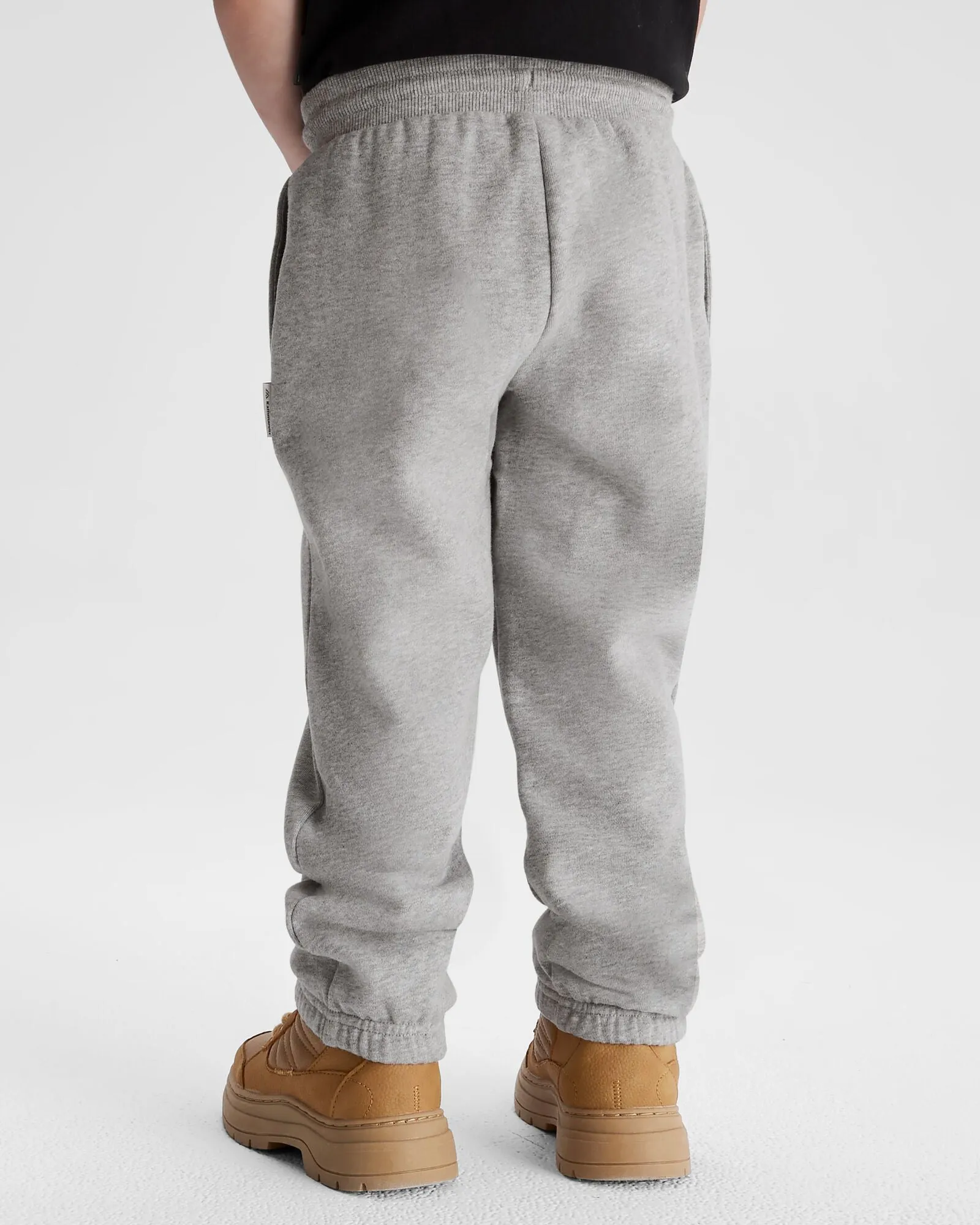 Kids' Heritage Logo LT BB Jogger - Light Grey Marle